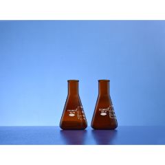 Flasks Erlenmeyer Graduated Conical Amber With Narrow Mouth 250 ML